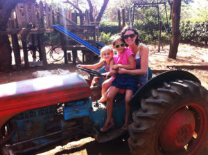 on-the-tractor